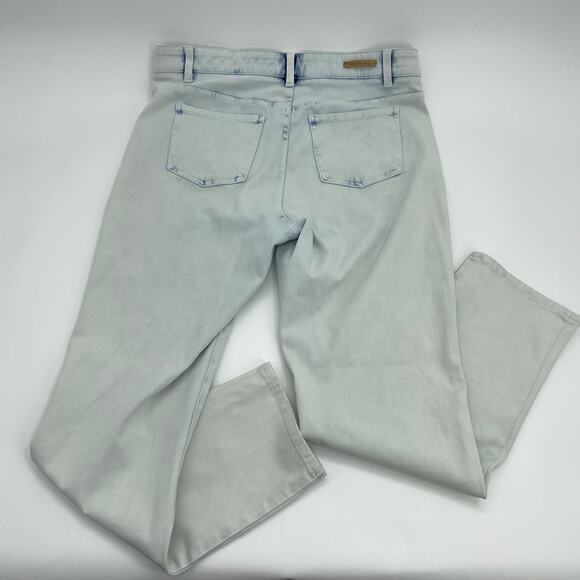 SOFT SURROUNDINGS Jeans Ultimate Denim Relaxed Straight Bleached Womens L - Picture 2 of 8